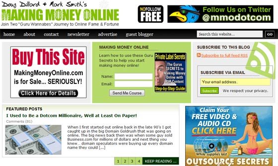 Making Money Online blog - makingmoneyonline.com
