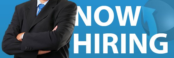 Jobs- now hiring