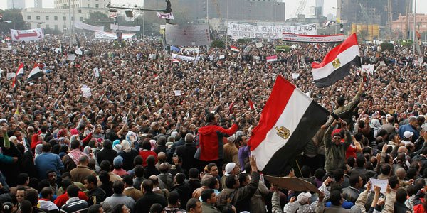 Protestors continued to gain momentum day after day in Egypt
