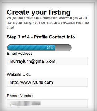 Add your contact information