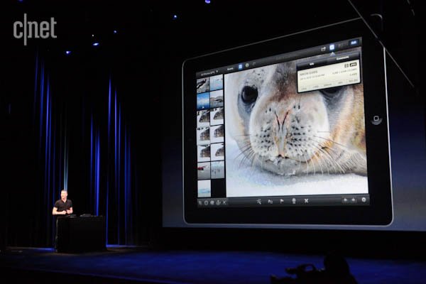 iPad 3 iPhoto - photo editing