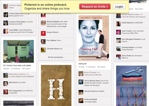 Pinterest visually intriguing images