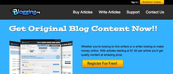 Blogging - Buy Articles - Write Articles - Freelance Writers | Blogging.org