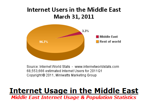 Internet Usage in the Middle East