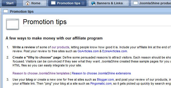 promotion tips