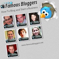 Famous Bloggers Twitter background