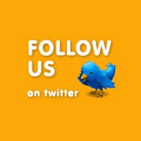 follow us on twitter