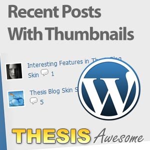 Recent Posts With Thumbnails