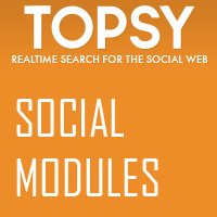 Topsy Social Modules