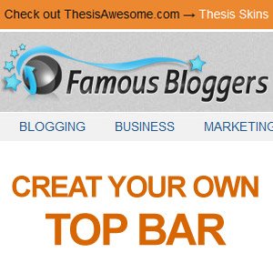 Create Hello Bar for Thesis Theme