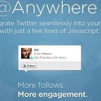 Twitter @Anywhere API