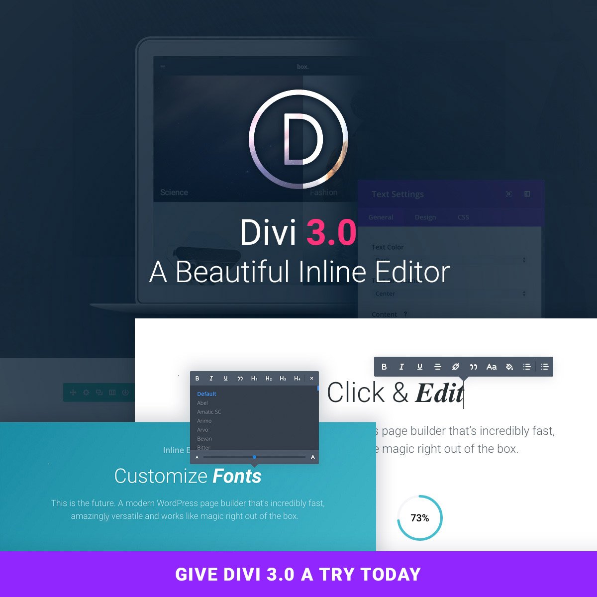 Divi 3.0 Page Builder